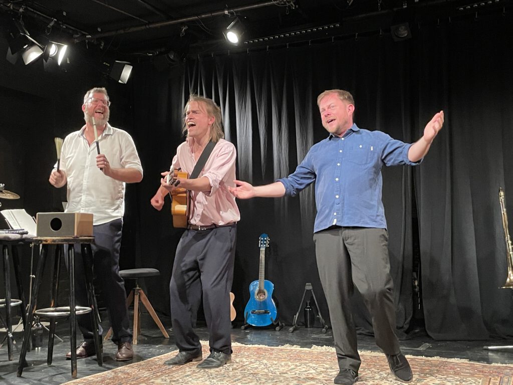 Bernd Schlenkrich, Laurenz Leky und René Michaelsen (v.l.n.r., Foto: Ute Kolbe)